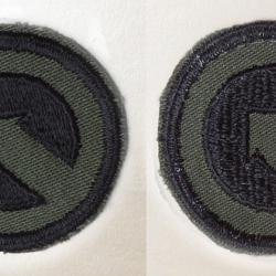 USA Ancien Patch à coudre 1° Logistical Command VIET-NAM BV pour collection ne pas porter