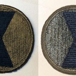 USA Ancien Patch à coudre 7th Division "Bayonet" BV VIETNAM pour collection ne pas porter