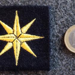 Ancien Patch à coudre Marine nationale Spécialité Météorologiste OM pour collection ne pas porter