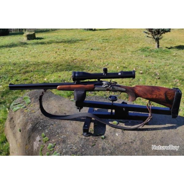 Fusil mixte Franz Sodia 6,5x57 16/70  chiens