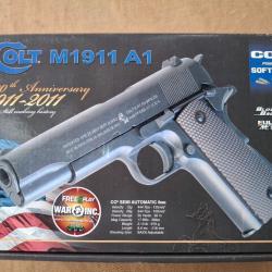 Pistolet COLT M1911 A1 Airsoft CO2 6mm Blow Back Métal