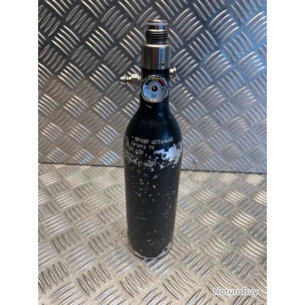 Bouteille alu 0.5L air paintball joints et mano preset neuf