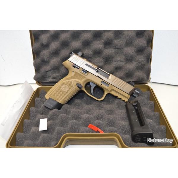 Pistolet FN Herstal 502 Tactical FDE calibre 22lr FDE