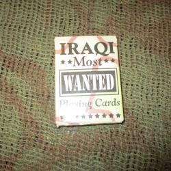 rare jeu de cartes de la guerre en  irak