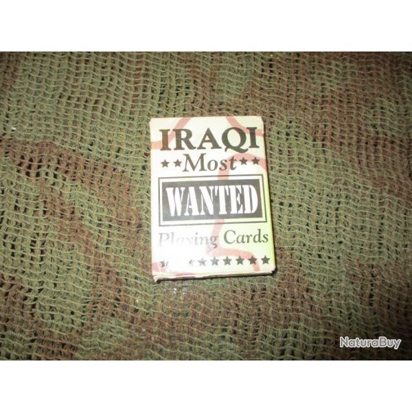 rare jeu de cartes de la guerre en  irak