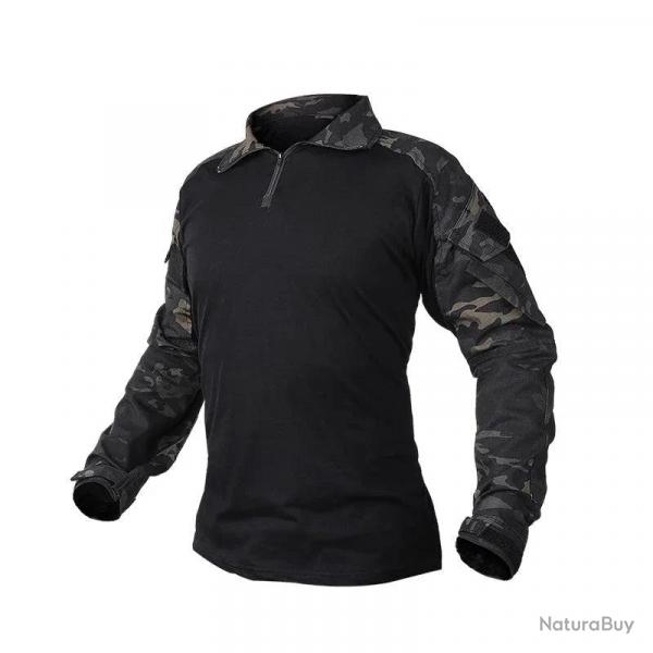 IDOGEAR Chemise Tactique type G3 Multicam Noir CHINA
