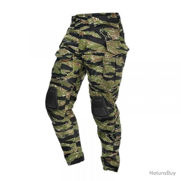 IDOGEAR Pantalon Tactique type G3 - Tiger Stripe / W38 / CHINA