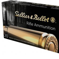 Munitions Sellier & Bellot Calibre 308 Winchester 180 grains par 20