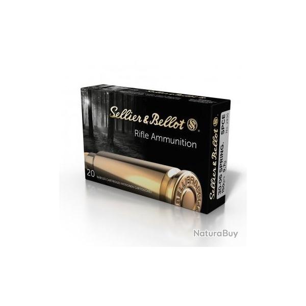 Munitions Sellier & Bellot Calibre .30-06 SPCE 150 grains par 20