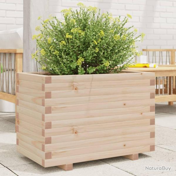Jardinire 70x40x49,5 cm bois de pin massif alsavelo