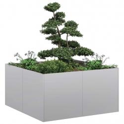 Jardinière 80x80x40 cm acier galvanisé alsavelo