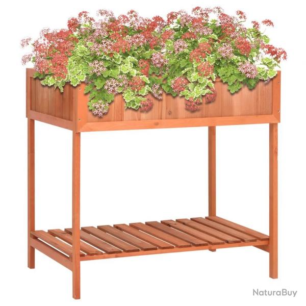 Jardinire  herbes 80x60x80 cm Bois de sapin massif alsavelo