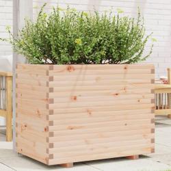 Jardinière 90x60x72,5 cm bois de pin massif alsavelo