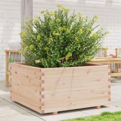 Jardinière 90x90x49,5 cm bois de pin massif alsavelo