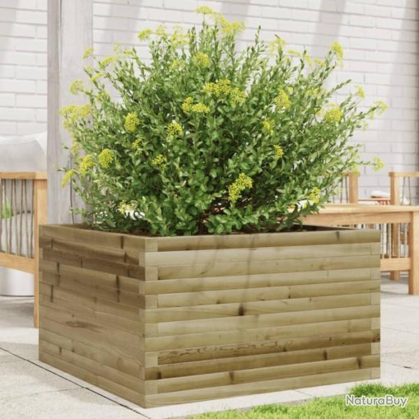 Jardinire 80x80x45,5 cm bois de pin imprgn