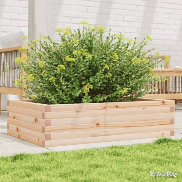 Jardinire 90x60x23 cm bois de pin massif