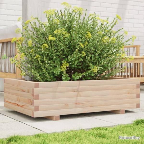 Jardinire 90x60x26,5 cm bois de pin massif