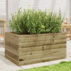 Jardinière 90x60x45,5 cm bois de pin imprégné alsavelo