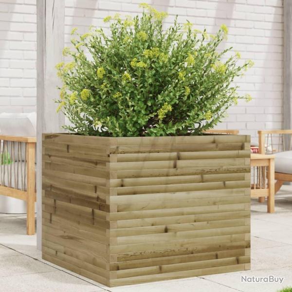 Jardinire 80x80x68,5 cm bois de pin imprgn alsavelo
