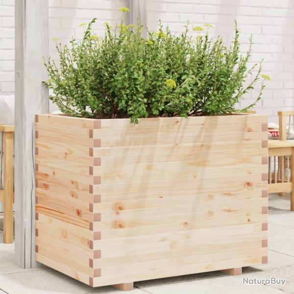 Jardinire 90x60x72 cm bois de pin massif alsavelo