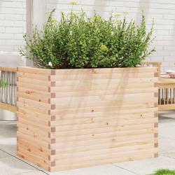 Jardinière 90x60x68,5 cm bois de pin massif alsavelo