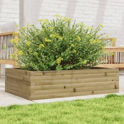 Jardinière 90x60x23 cm bois de pin imprégné alsavelo