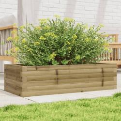 Jardinière 90x40x23 cm bois de pin imprégné alsavelo