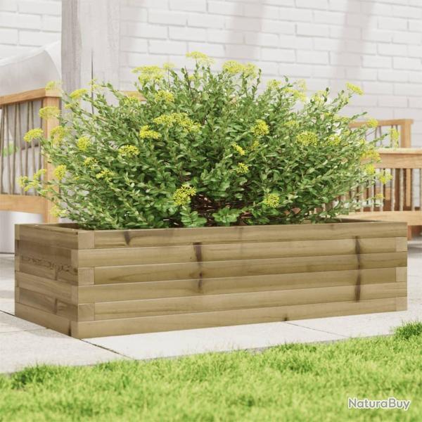 Jardinire 90x40x23 cm bois de pin imprgn alsavelo