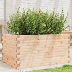 Jardinière 90x60x45,5 cm bois de pin massif alsavelo