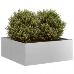 Jardinière 80x80x30 cm acier galvanisé alsavelo