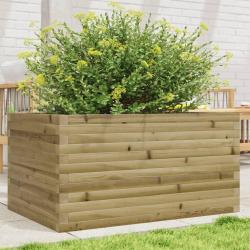 Jardinière 90x60x46 cm bois de pin imprégné alsavelo