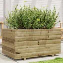 Jardinière 90x60x49,5 cm bois de pin imprégné alsavelo