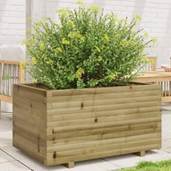 Jardinière 90x60x49,5 cm bois de pin imprégné alsavelo
