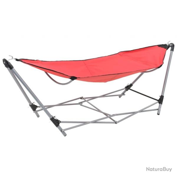 Hamac avec support pliable Rouge alsavelo