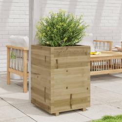 Jardinière 50x50x72,5 cm bois de pin imprégné alsavelo