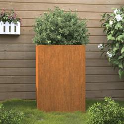 Jardinière 52x48x75 cm acier corten alsavelo