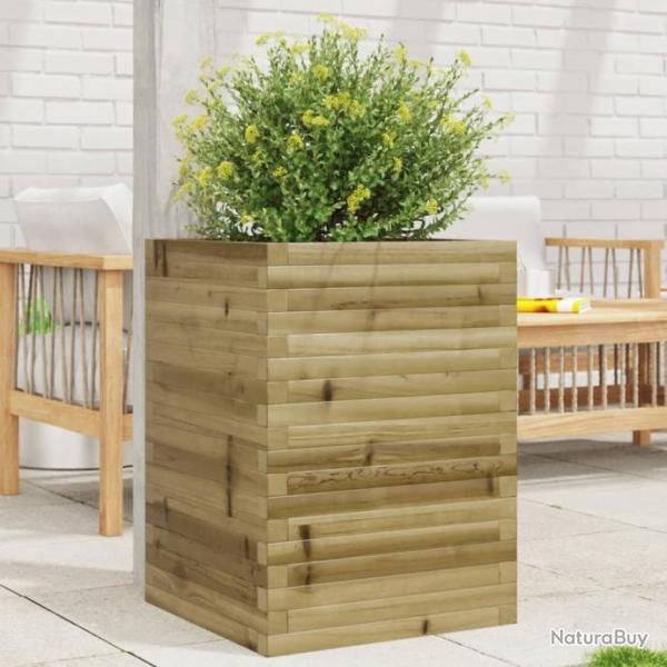 Jardinire 50x50x68,5 cm bois de pin imprgn