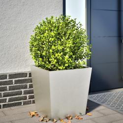 Jardinière 50x50x50 cm acier inoxydable alsavelo