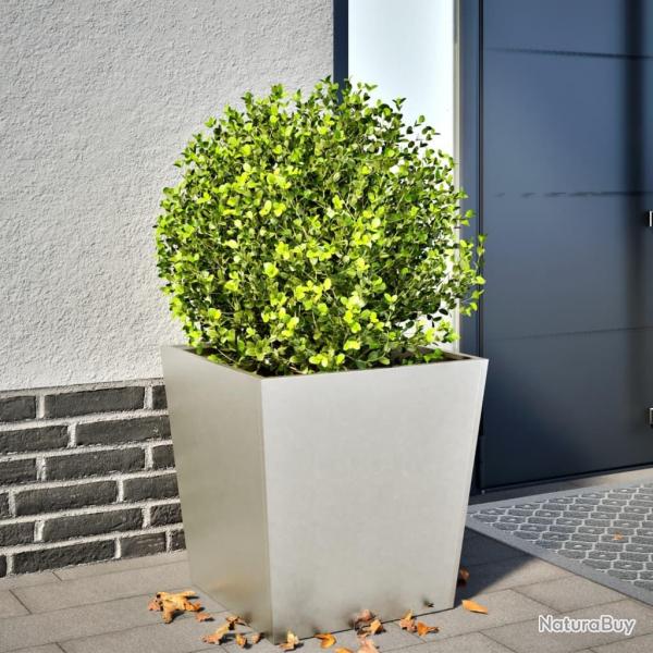 Jardinire 50x50x50 cm acier inoxydable alsavelo
