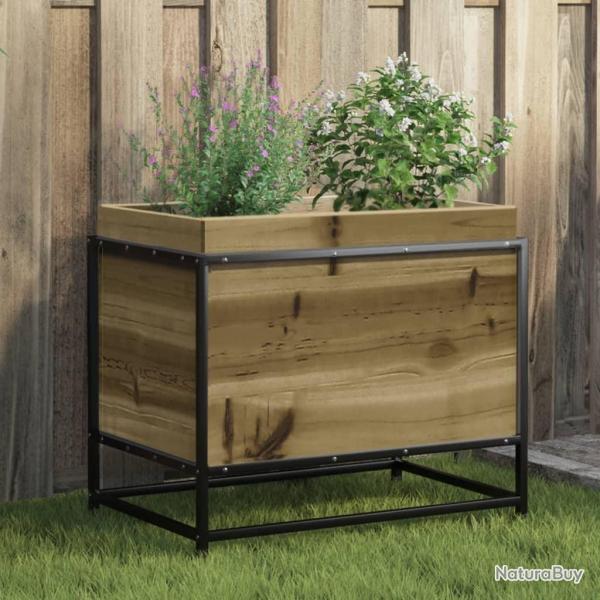 Jardinire 60x40x50 cm bois de pin imprgn alsavelo