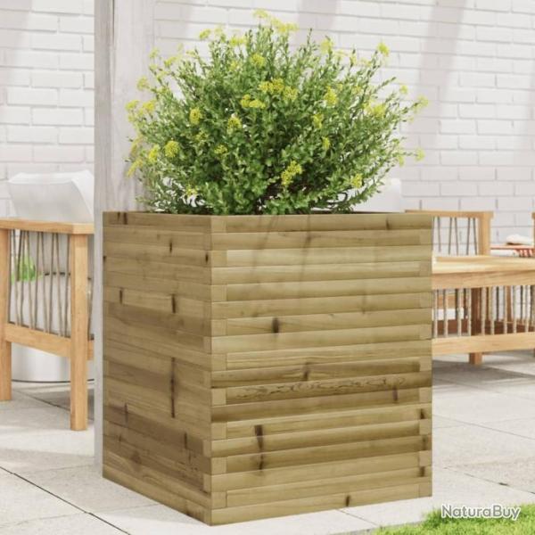 Jardinire 60x60x68,5 cm bois de pin imprgn