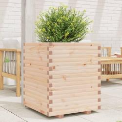 Jardinière 60x60x72 cm bois de pin massif alsavelo