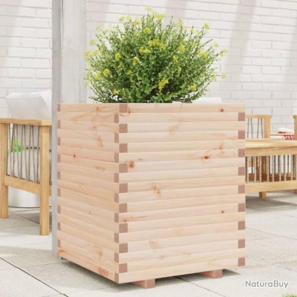 Jardinire 60x60x72 cm bois de pin massif