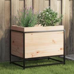 Jardinière 60x40x50 cm bois de pin massif alsavelo
