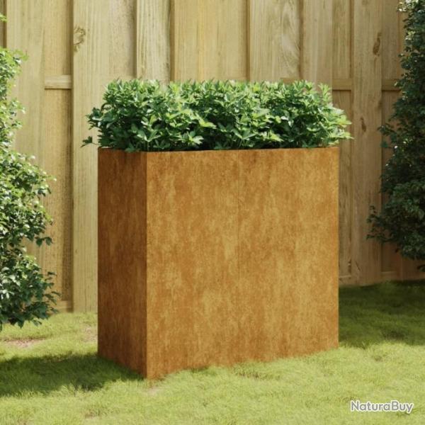 Jardinire 40x80x80 cm acier corten