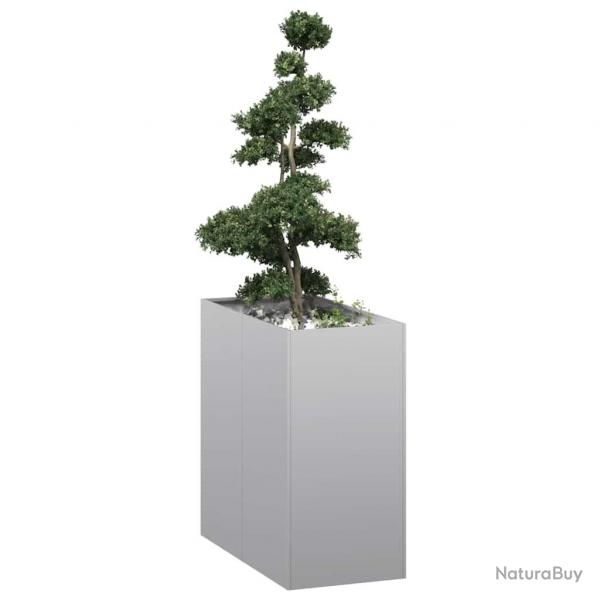 Jardinire 40x80x80 cm acier galvanis alsavelo