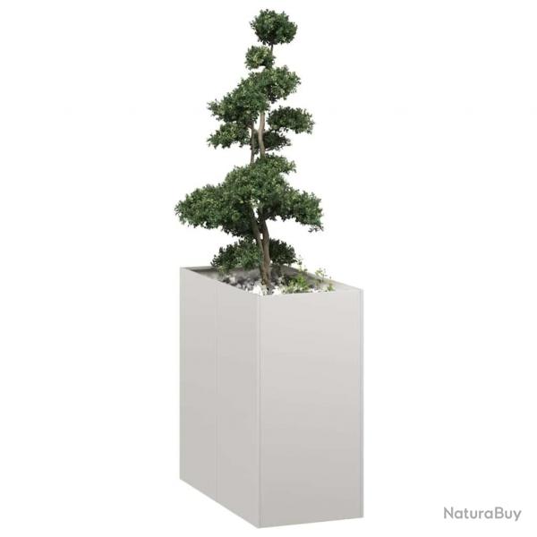 Jardinire 40x80x80 cm acier inoxydable alsavelo