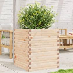 Jardinière 60x60x68,5 cm bois de pin massif alsavelo