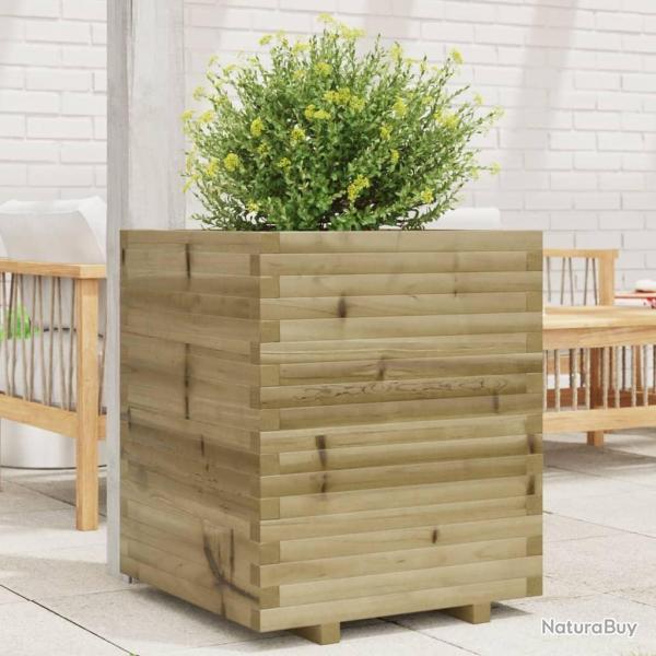 Jardinire 60x60x72 cm bois de pin imprgn alsavelo
