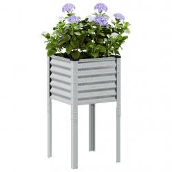 Jardinière 45x45x88 cm acier galvanisé alsavelo